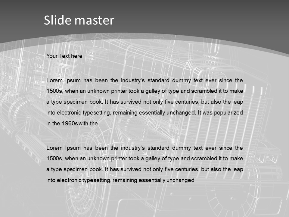 Frame Sports Invention PowerPoint Template