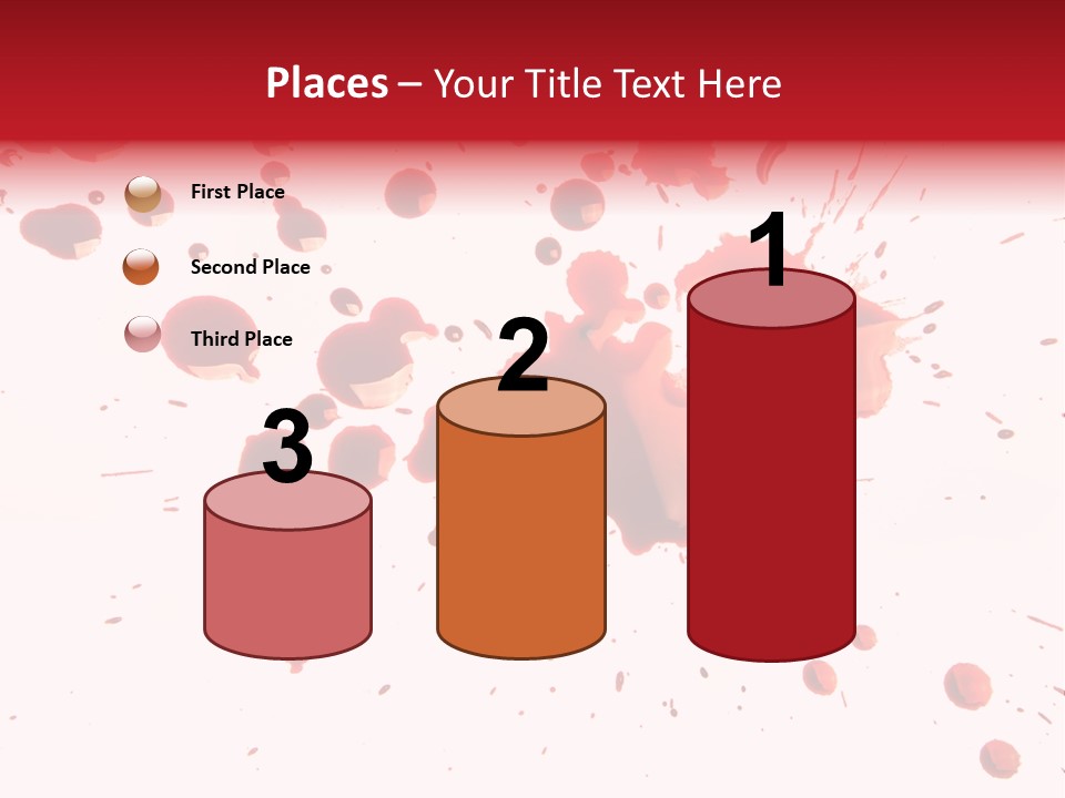 Spill Flow Splattered PowerPoint Template