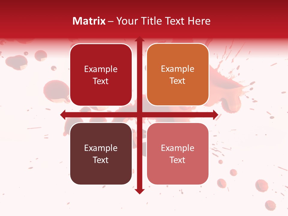 Spill Flow Splattered PowerPoint Template