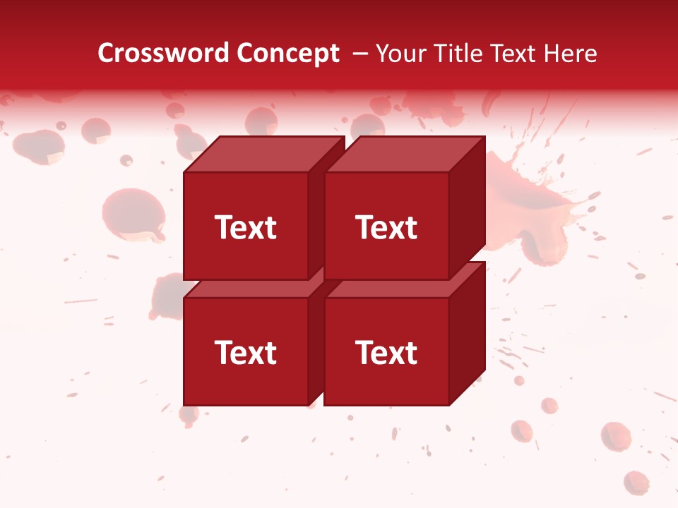 Spill Flow Splattered PowerPoint Template