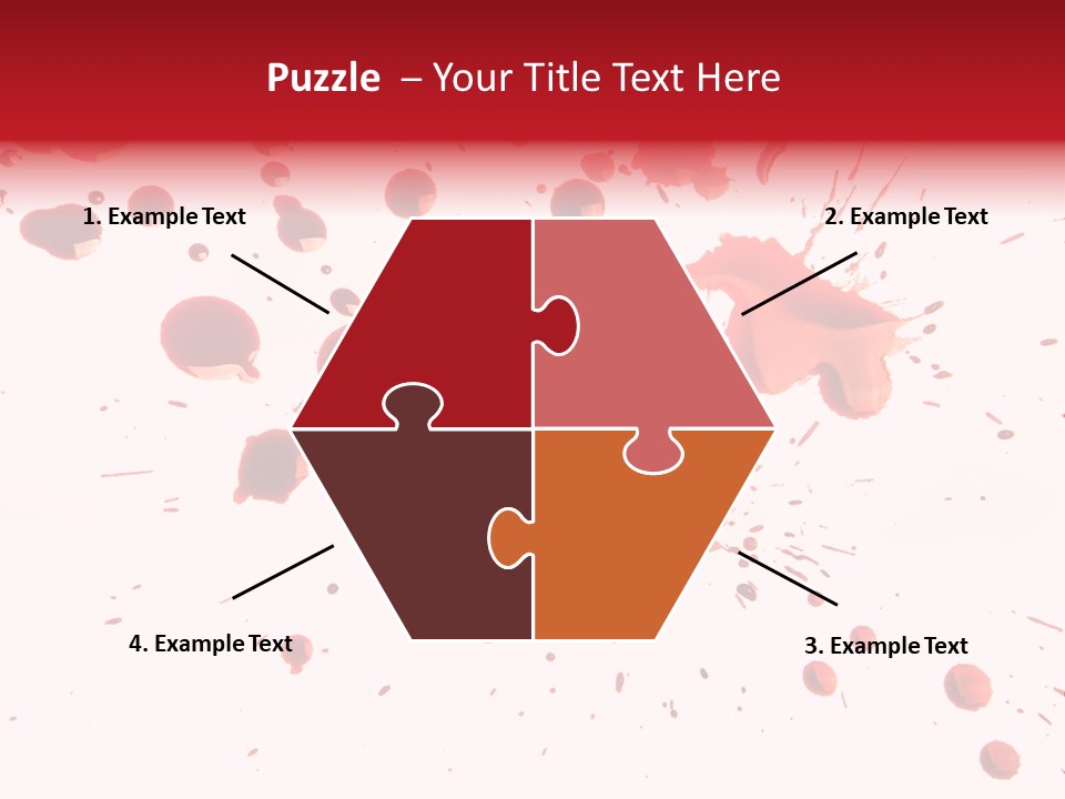 Spill Flow Splattered PowerPoint Template