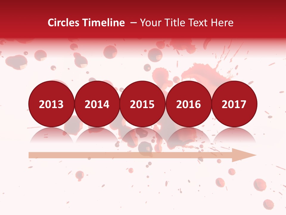 Spill Flow Splattered PowerPoint Template