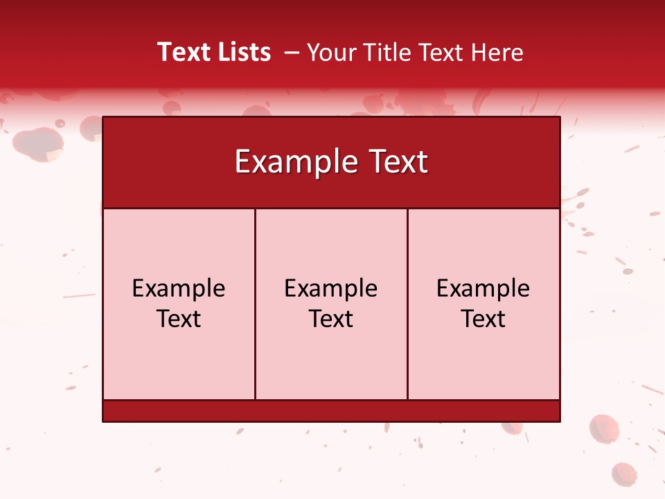 Spill Flow Splattered PowerPoint Template