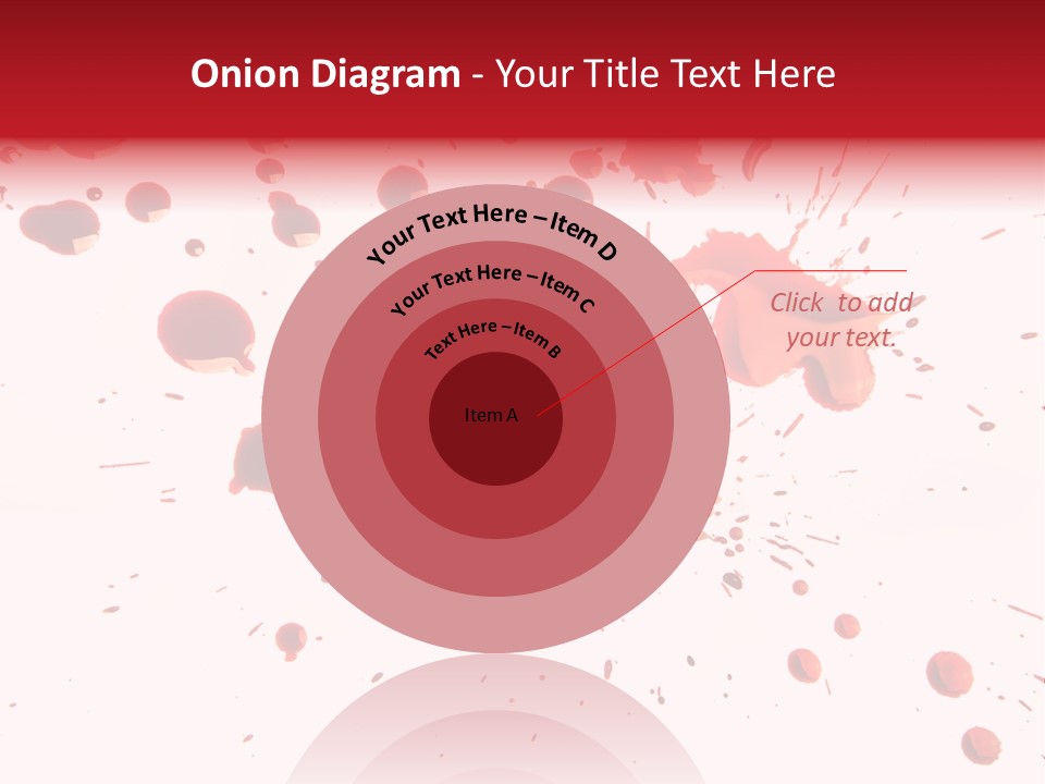 Spill Flow Splattered PowerPoint Template