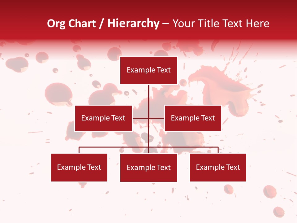 Spill Flow Splattered PowerPoint Template