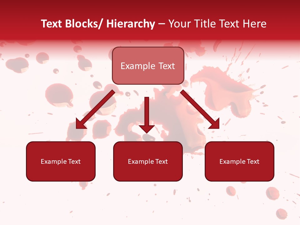 Spill Flow Splattered PowerPoint Template