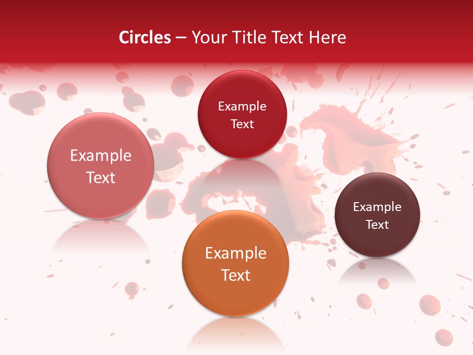 Spill Flow Splattered PowerPoint Template