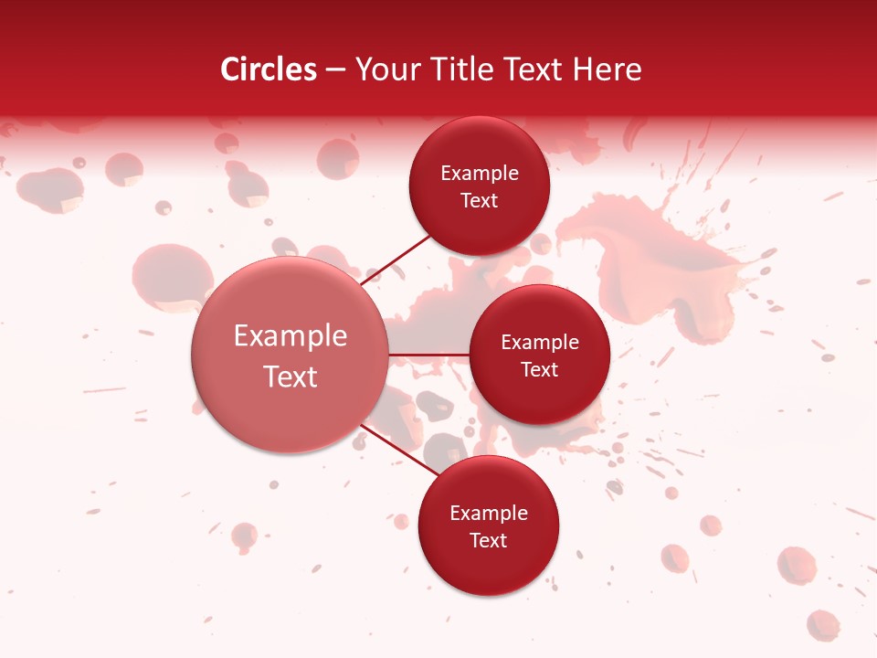 Spill Flow Splattered PowerPoint Template
