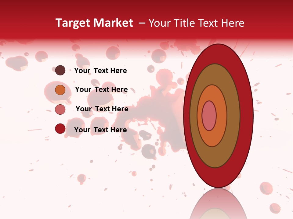 Spill Flow Splattered PowerPoint Template