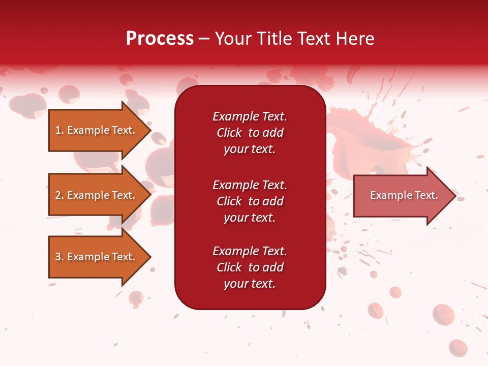 Spill Flow Splattered PowerPoint Template