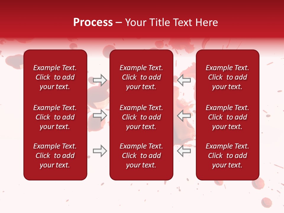 Spill Flow Splattered PowerPoint Template