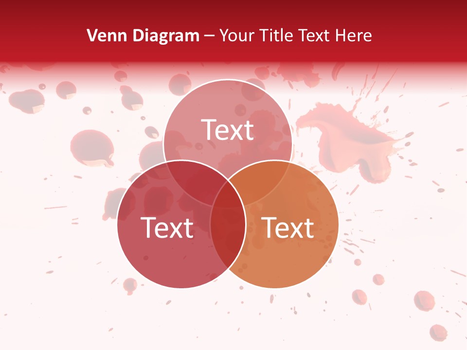 Spill Flow Splattered PowerPoint Template