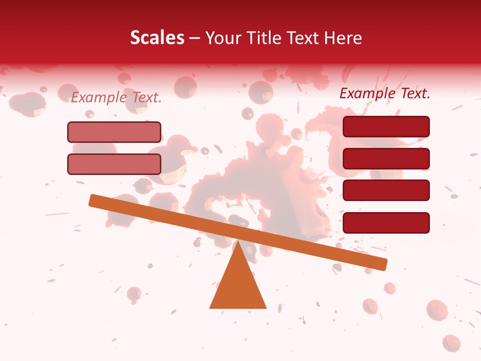 Spill Flow Splattered PowerPoint Template