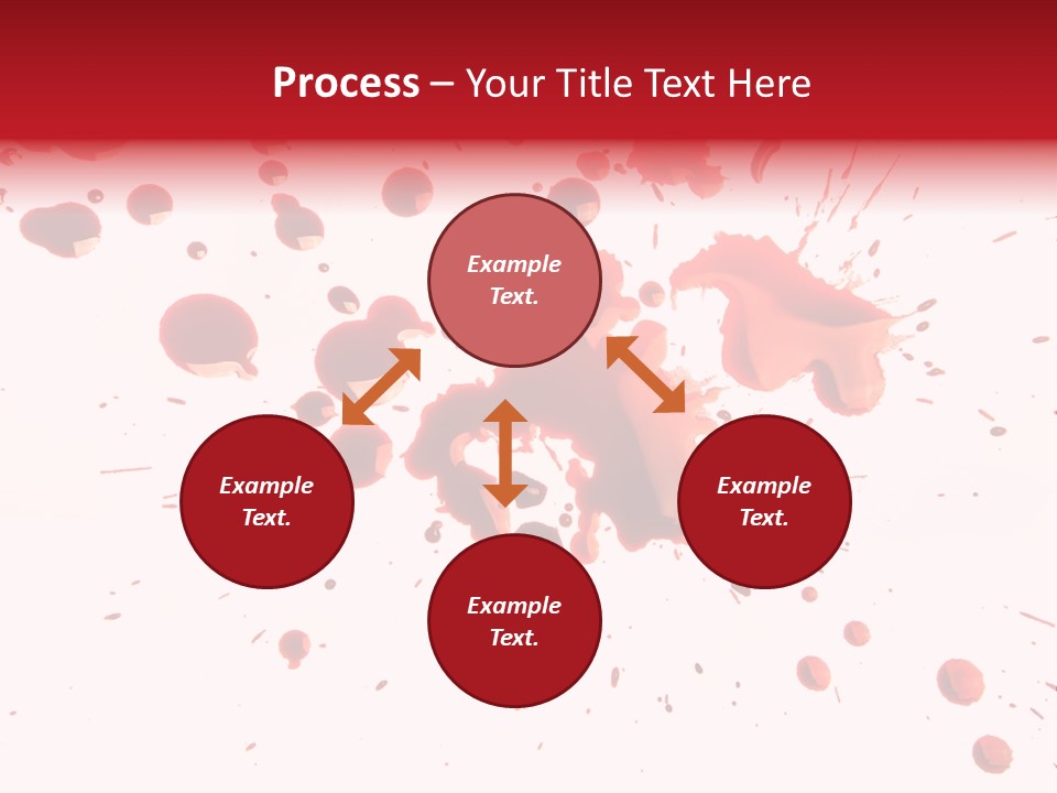 Spill Flow Splattered PowerPoint Template