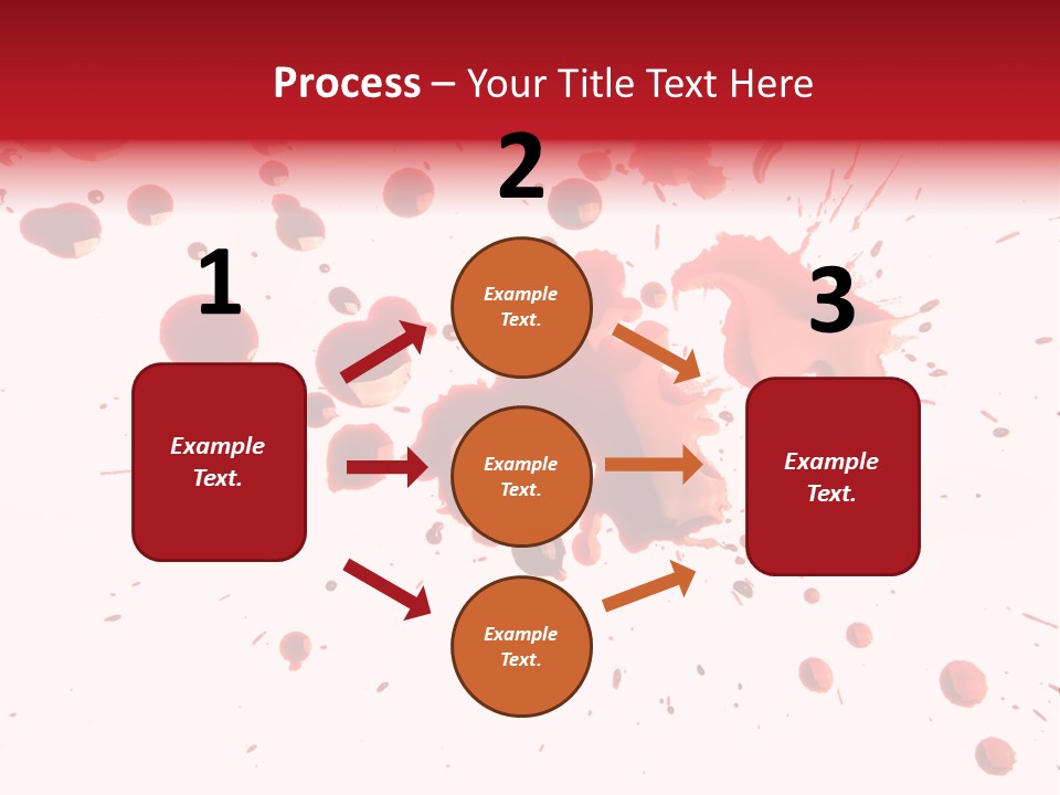 Spill Flow Splattered PowerPoint Template