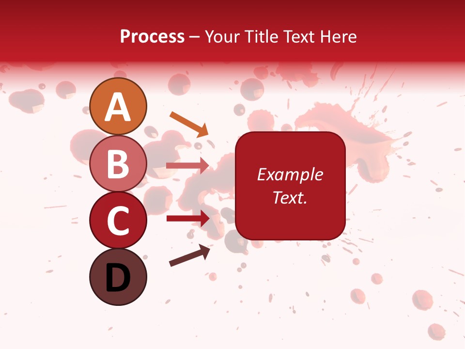 Spill Flow Splattered PowerPoint Template