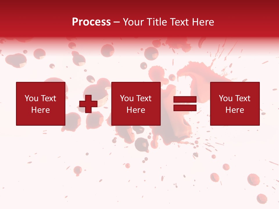 Spill Flow Splattered PowerPoint Template