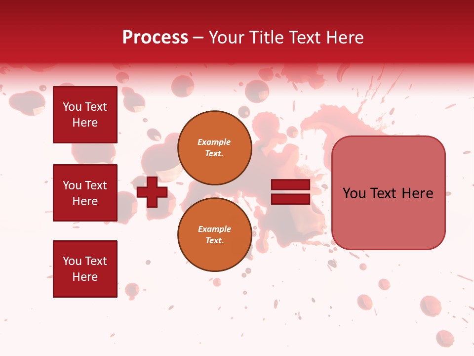 Spill Flow Splattered PowerPoint Template