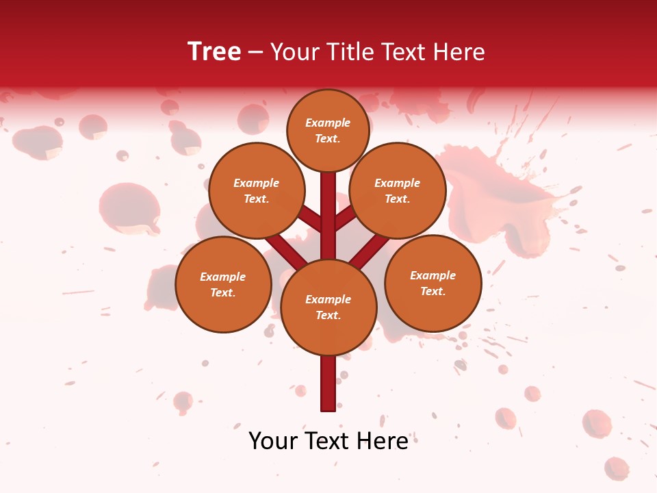 Spill Flow Splattered PowerPoint Template