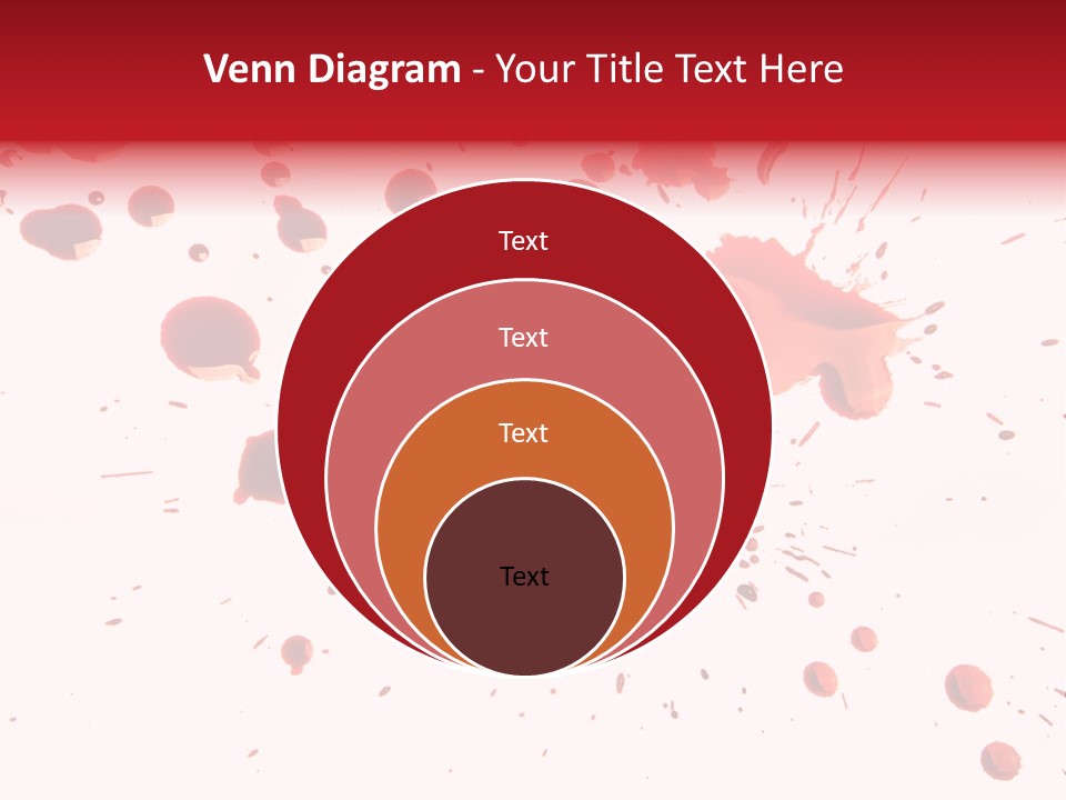 Spill Flow Splattered PowerPoint Template