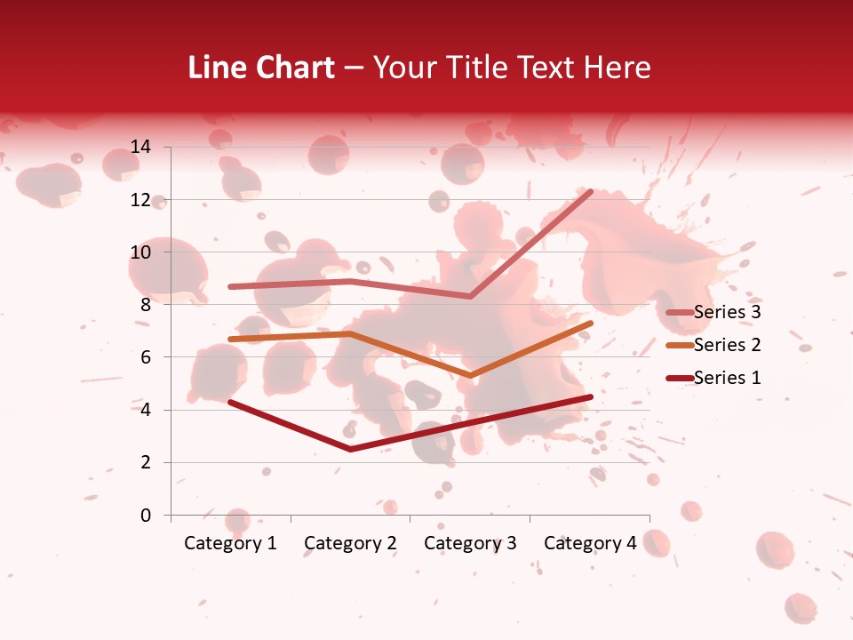 Spill Flow Splattered PowerPoint Template