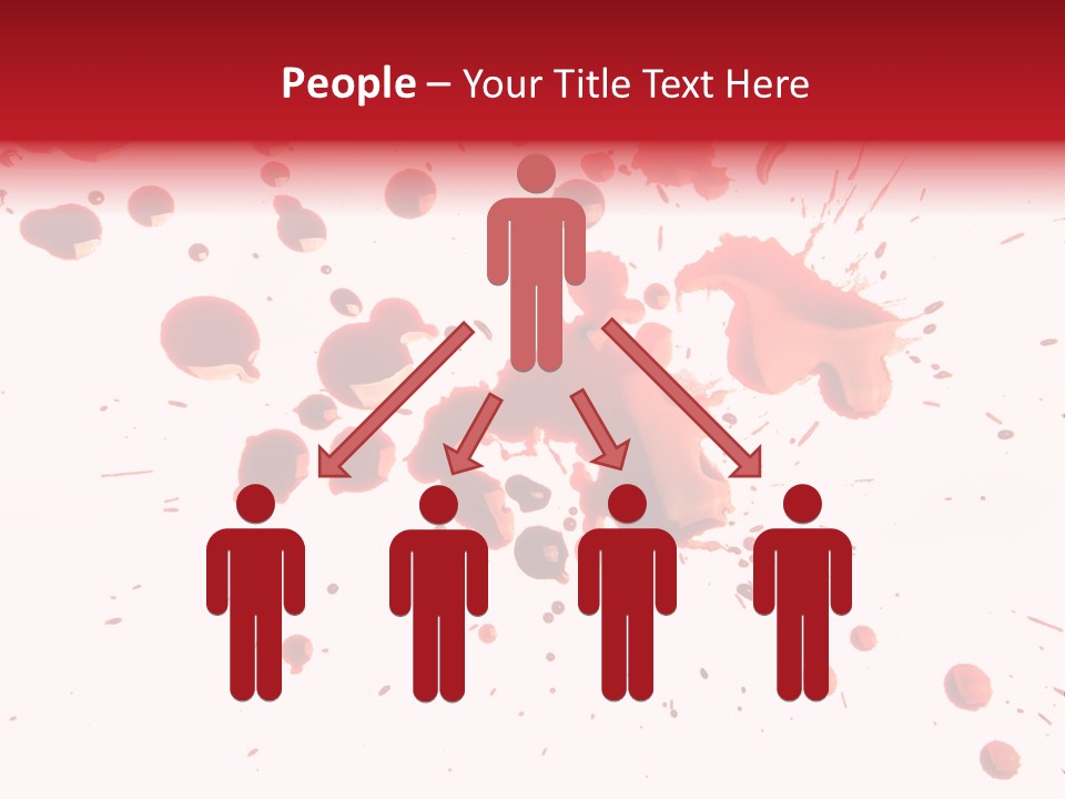 Spill Flow Splattered PowerPoint Template
