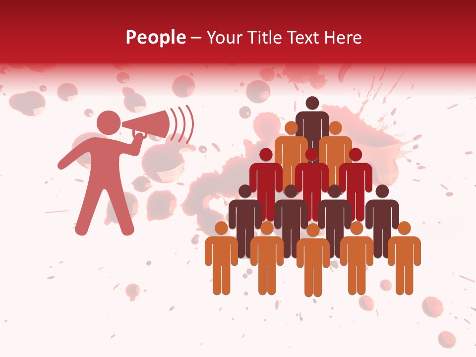 Spill Flow Splattered PowerPoint Template