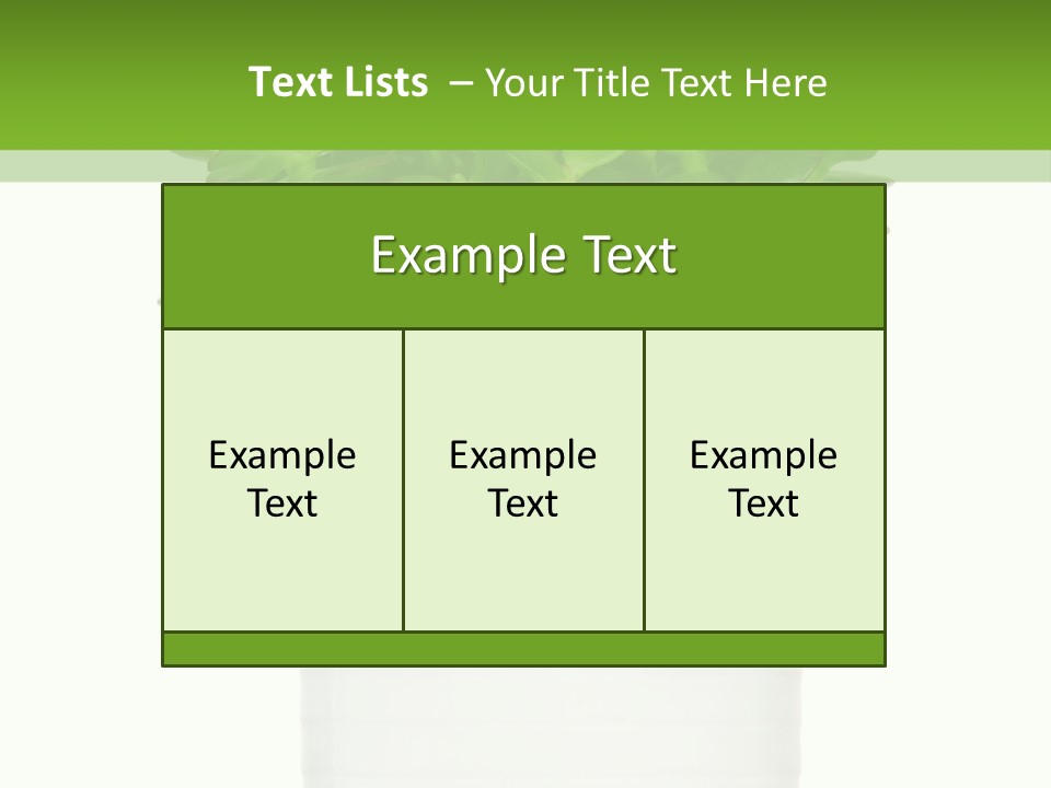 Floral Indoor Color PowerPoint Template