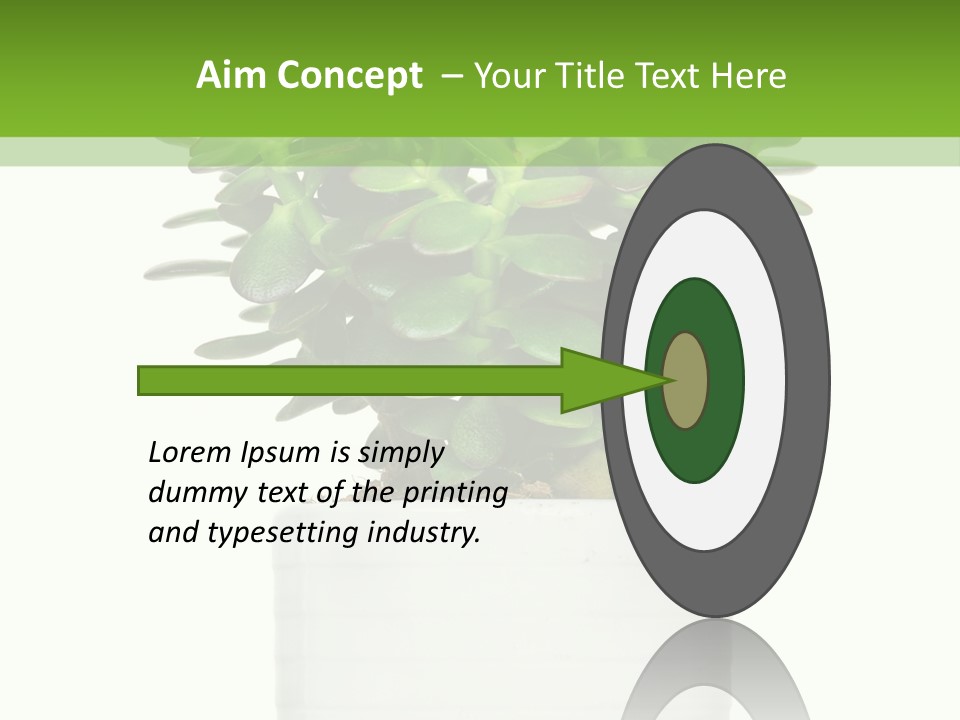 Floral Indoor Color PowerPoint Template