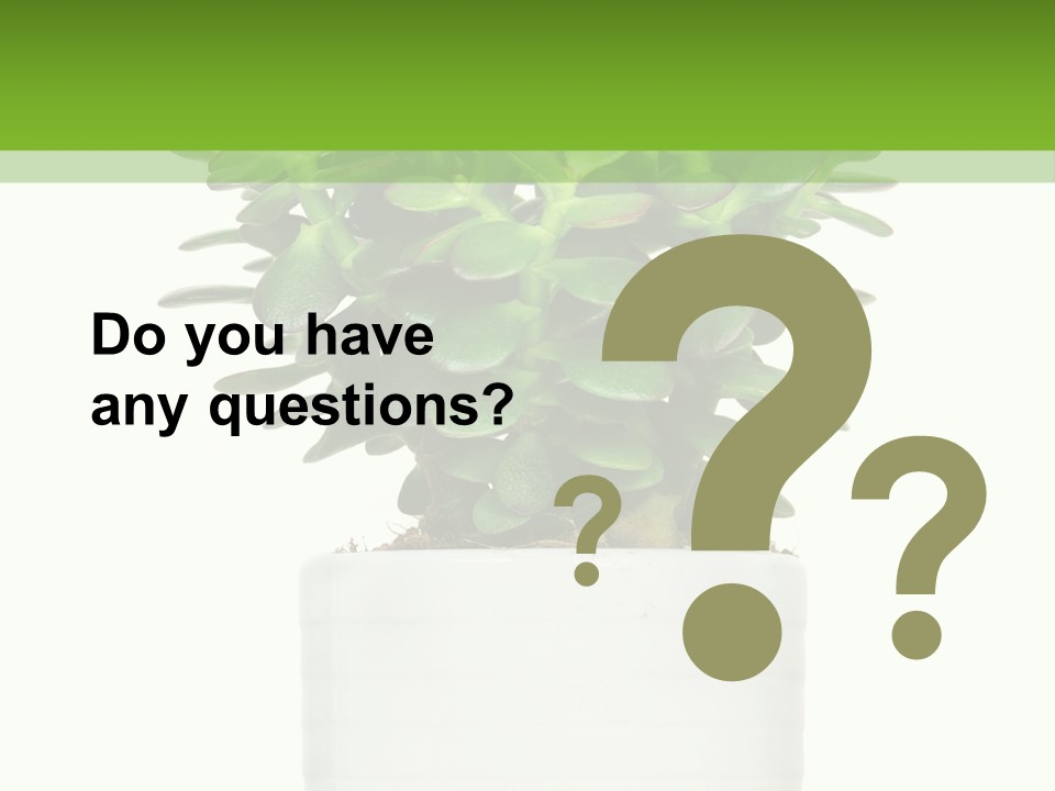 Floral Indoor Color PowerPoint Template