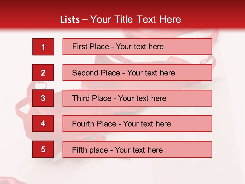 Leg Undress Female PowerPoint Template