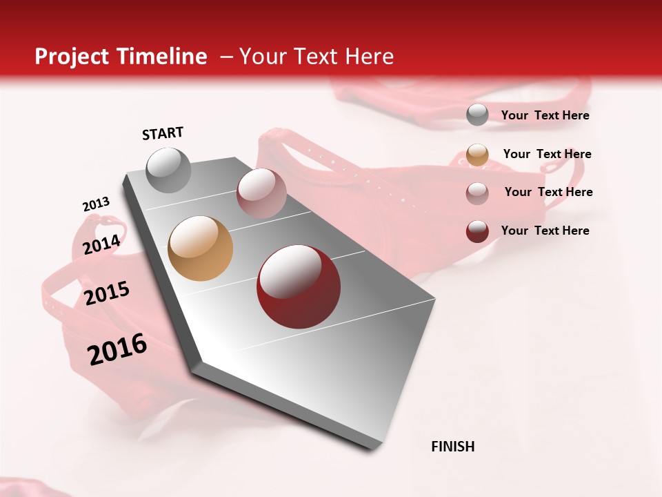 Leg Undress Female PowerPoint Template