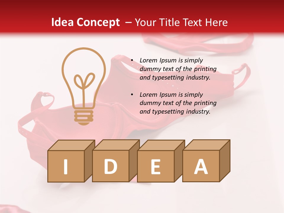 Leg Undress Female PowerPoint Template