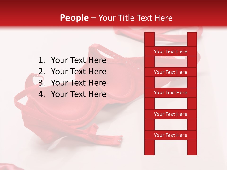 Leg Undress Female PowerPoint Template