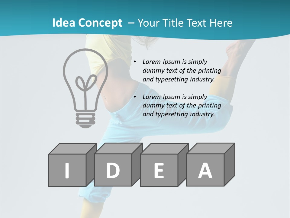 Attractive Studio Sensuality PowerPoint Template