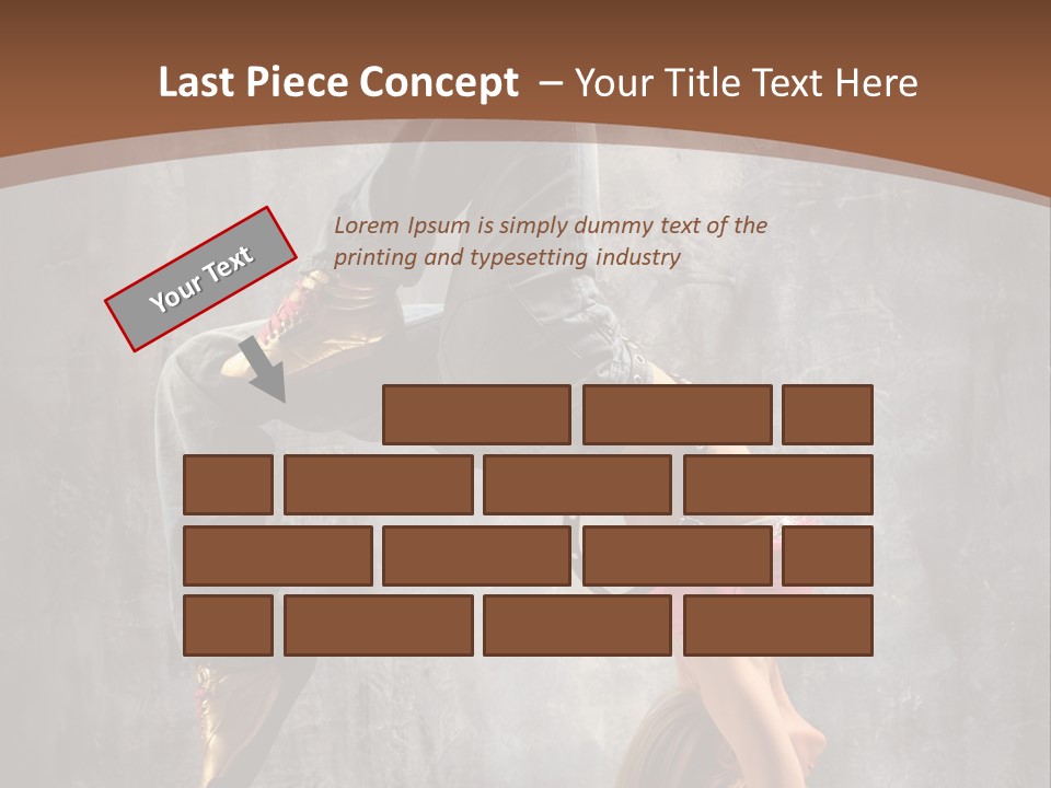 Acrobatic Posing Fashion PowerPoint Template