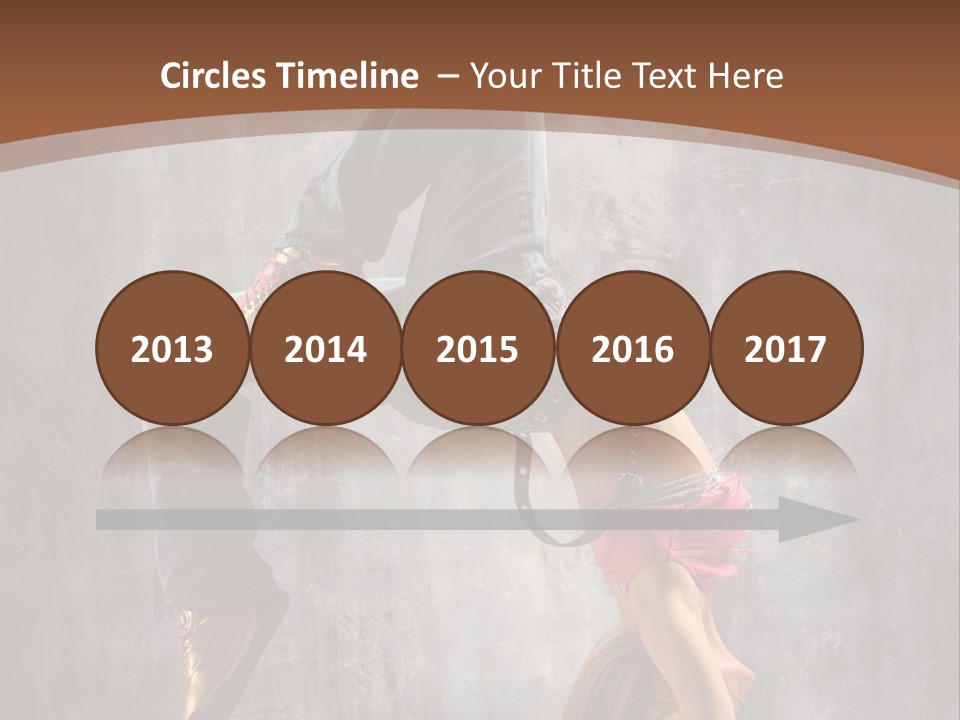 Acrobatic Posing Fashion PowerPoint Template