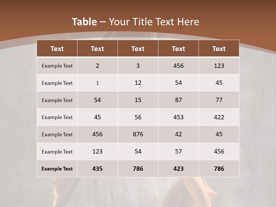 Acrobatic Posing Fashion PowerPoint Template