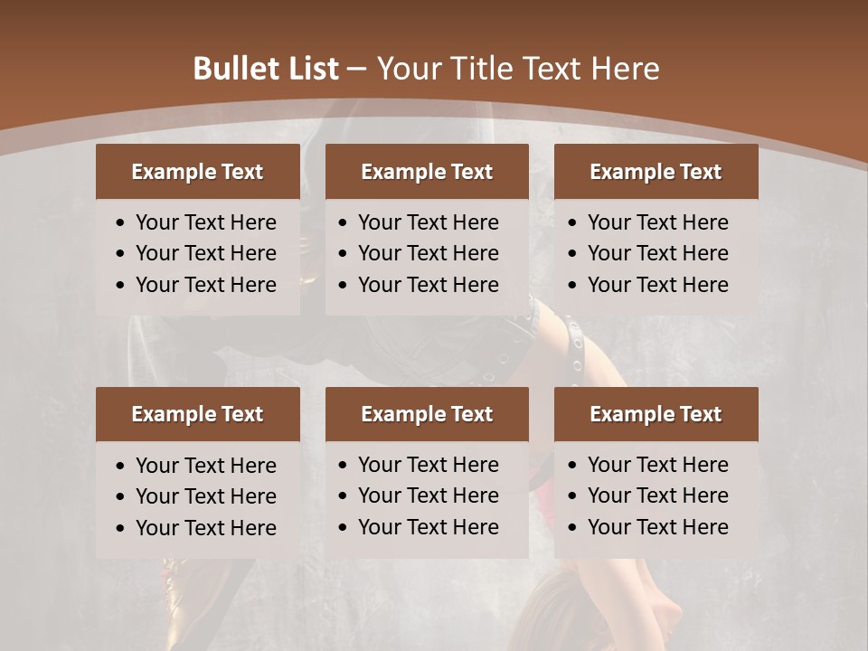 Acrobatic Posing Fashion PowerPoint Template