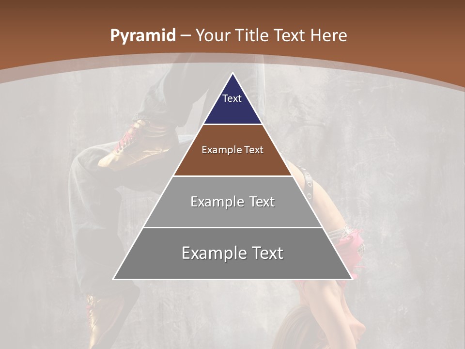 Acrobatic Posing Fashion PowerPoint Template