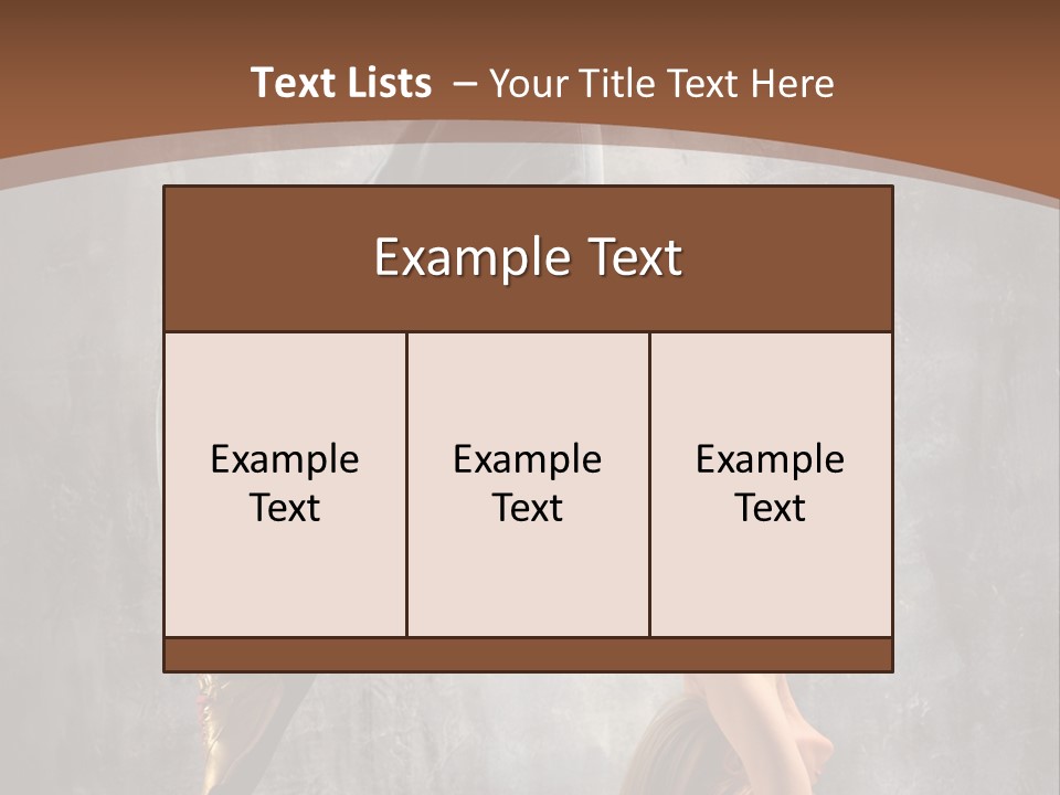 Acrobatic Posing Fashion PowerPoint Template