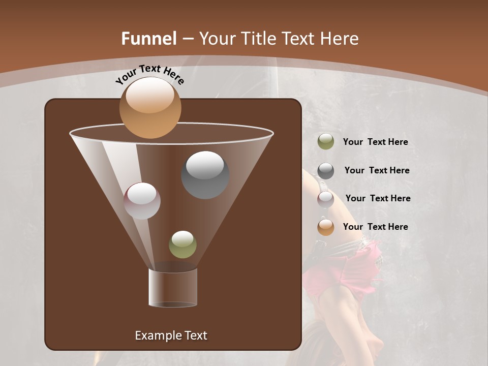 Acrobatic Posing Fashion PowerPoint Template