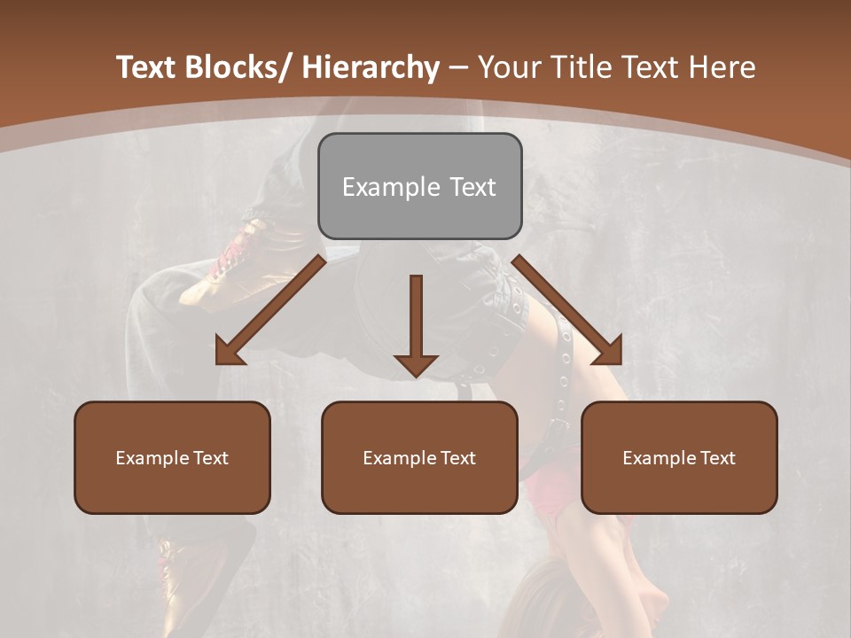 Acrobatic Posing Fashion PowerPoint Template