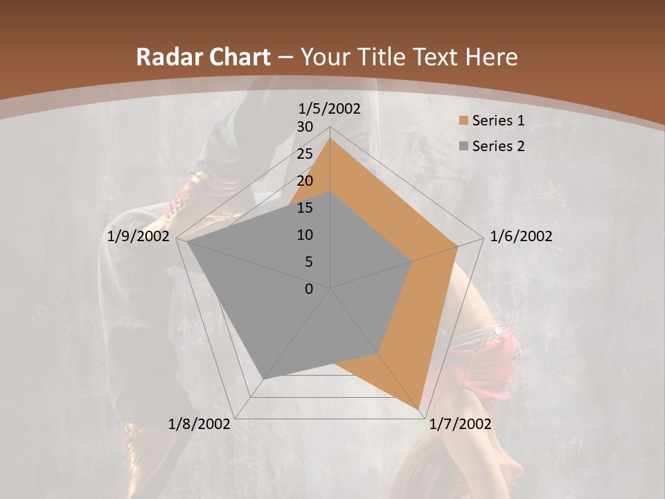 Acrobatic Posing Fashion PowerPoint Template