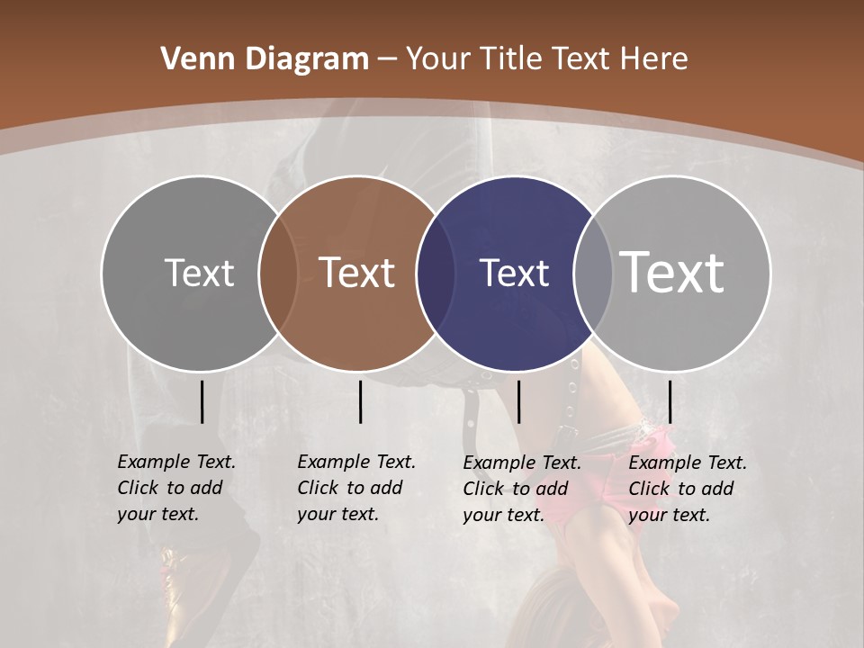 Acrobatic Posing Fashion PowerPoint Template