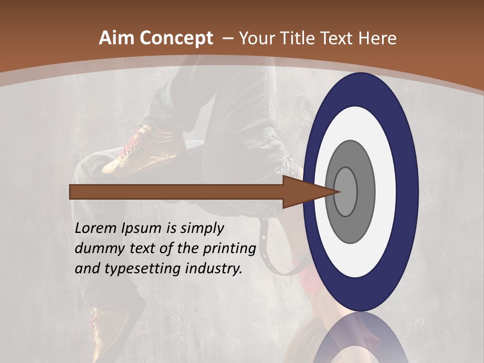 Acrobatic Posing Fashion PowerPoint Template