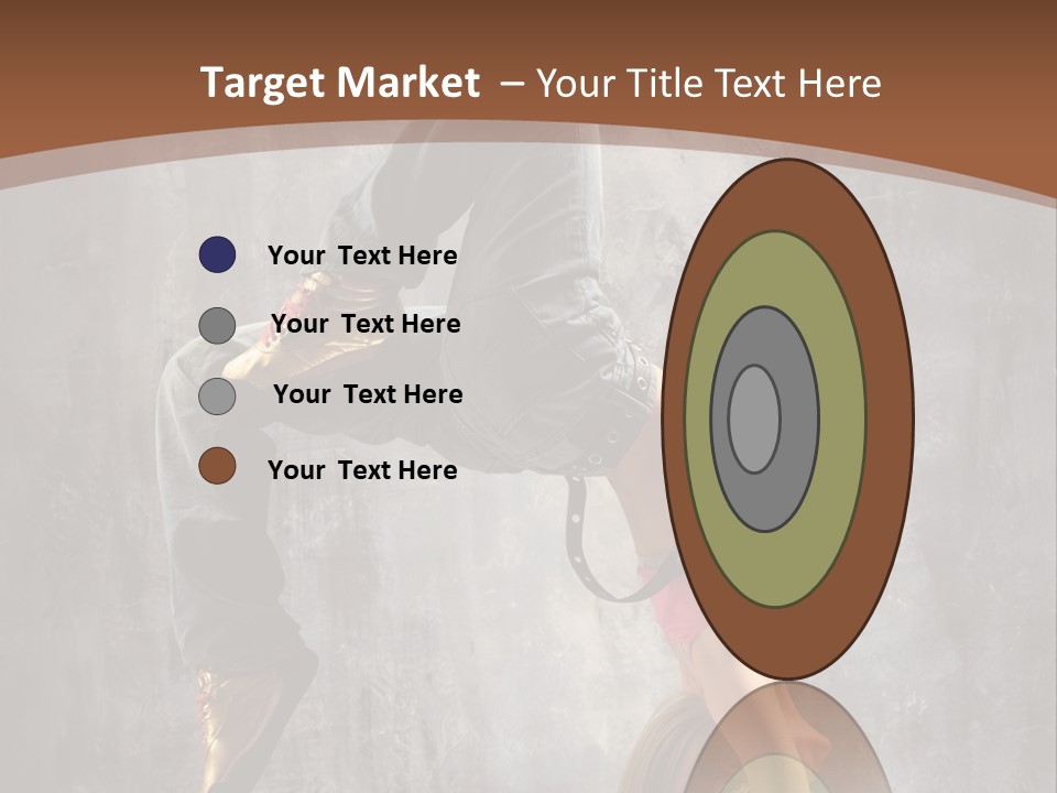 Acrobatic Posing Fashion PowerPoint Template