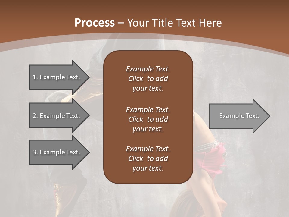 Acrobatic Posing Fashion PowerPoint Template