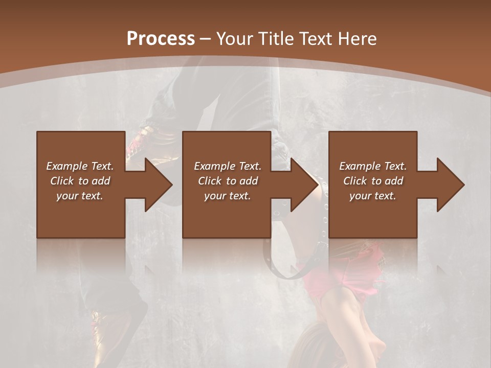 Acrobatic Posing Fashion PowerPoint Template