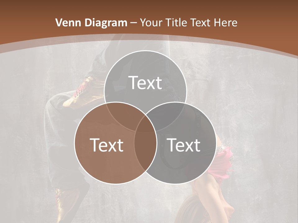 Acrobatic Posing Fashion PowerPoint Template